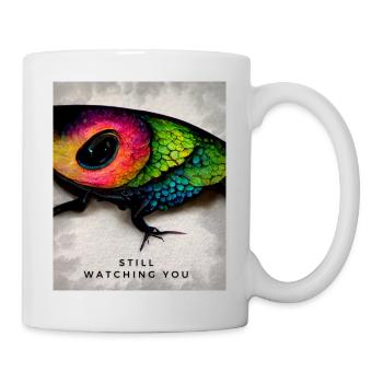 Un thème intéressant comme dans les films pour les amoureux de la peur - Mug blanc - blanc - Droite
