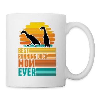 Best Running Duck Mom Ever Laufente Mama - Mug - white - Right