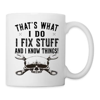 That's what I do I fix stuff - Mechanic - Mug - white - Right