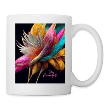 Be strong - a motivating slogan for exceptional people - Mug - white - Right