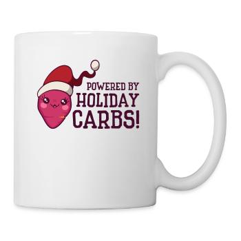 Christmas Vegetable Santa Claus Holiday Potato - Mug - white - Right
