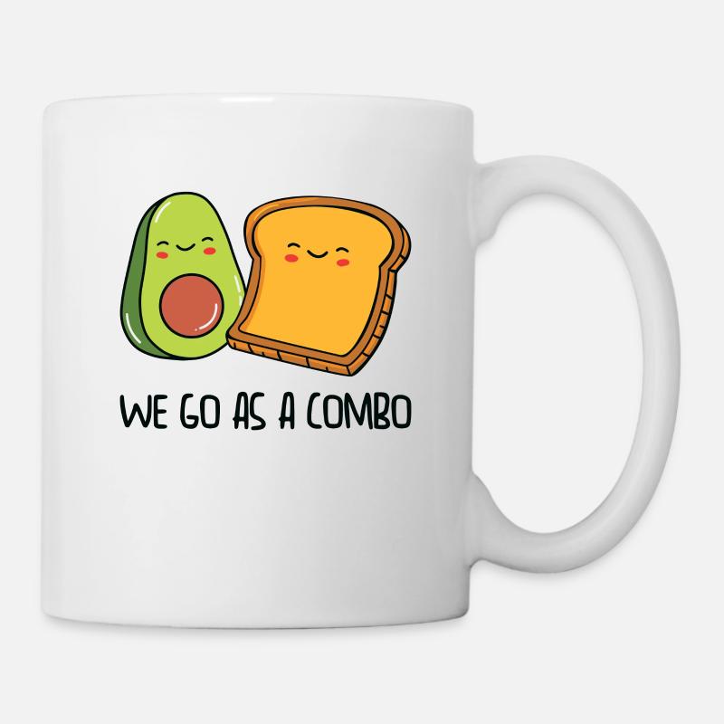 Geschwister Avocado Toast Combo Große Schwester - Tasse - Weiß