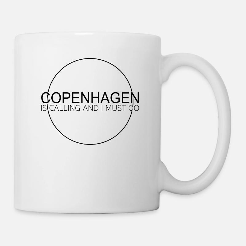 Kopenhagen Spruch - Tasse - Weiß