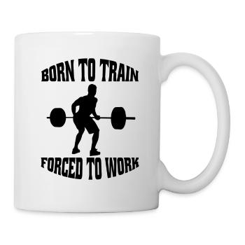 Fitness Athletes Muscle Bodybuilders Strength Training - Mug - white - Right