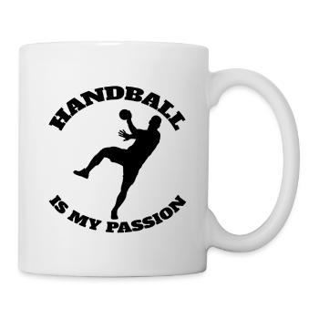 Handballspieler Handballverein Handball Handballer - Tasse - Weiß - Rechts