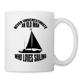 Voilier Capitaine Voilier Voilier Voilier Marins - Mug blanc - blanc - Droite