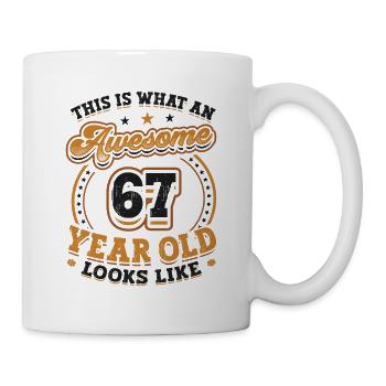 This is what a great 67-year-old looks like. - Mug - white - Right