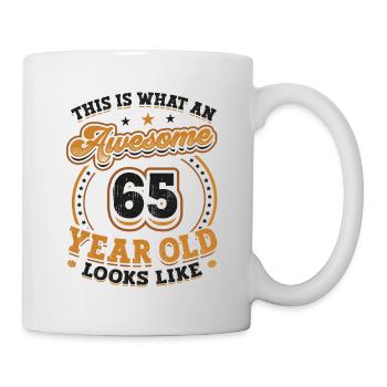 This is what a great 65-year-old looks like. - Mug - white - Right