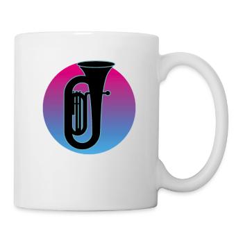 Tuba Player Tuba Musical Instrument - Mug - white - Right