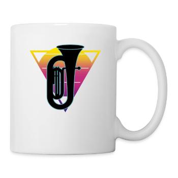 Tuba Player Tuba Musical Instrument - Mug - white - Right