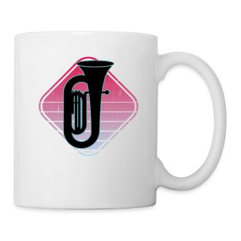 Tuba Player Tuba Musical Instrument - Mug - white - Right