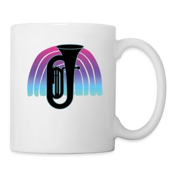 Tuba Player Tuba Musical Instrument - Mug - white - Right