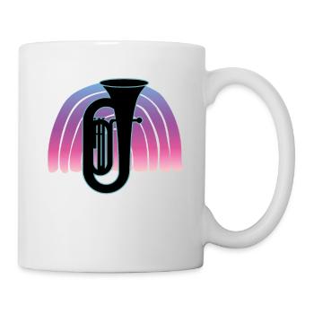 Tuba Player Tuba Musical Instrument - Mug - white - Right