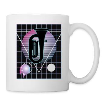 Tuba Player Tuba Musical Instrument - Mug - white - Right