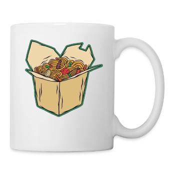 Asia Nudeln - Tasse - Weiß - Rechts
