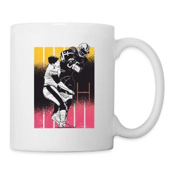 American Football Retro Vintage - Mug - white - Right