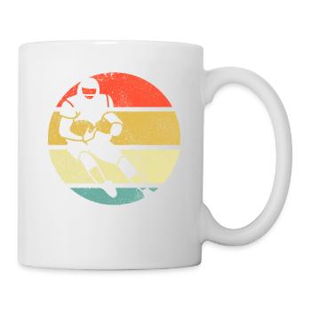 Football Américain Rétro Vintage - Mug blanc - blanc - Droite