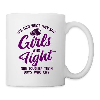 Boxsport Boxing - Tasse - Weiß - Rechts