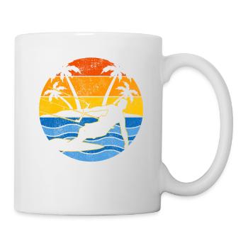 Kitesurfing Sprichwort - Tasse - Weiß - Rechts