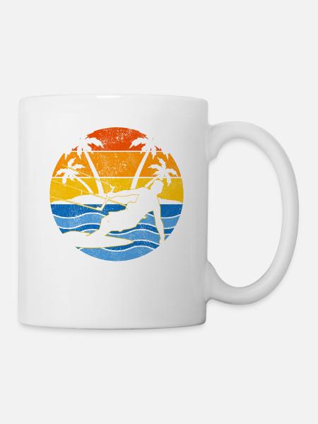Kitesurfing Sprichwort - Tasse - Weiß