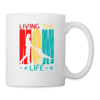 Coole Mama, die lustig sagt - Tasse - Weiß - Rechts