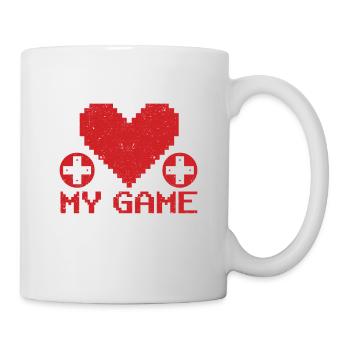 Jeux vidéo Joueur de la Saint-Valentin Je voudrais mon - Mug blanc - blanc - Droite