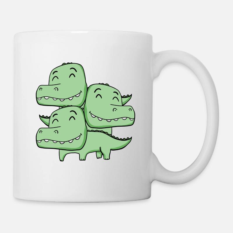 Crocodiles mignons - Crocodile - Mug blanc - blanc