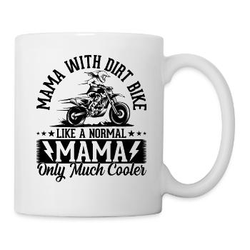 Motocross Mama Enduro Biker Mama Dirt Bike Mama - Mug blanc - blanc - Droite