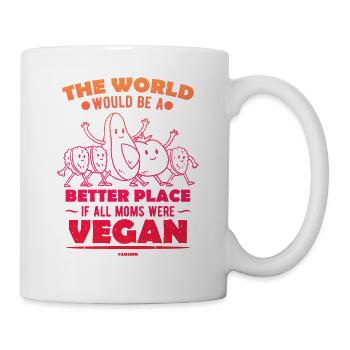 Si toutes les mères étaient végétaliennes - Mug blanc - blanc - Droite