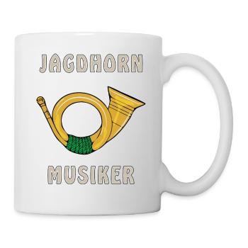 JAGDHORN MUSIKER - Tasse - Weiß - Rechts