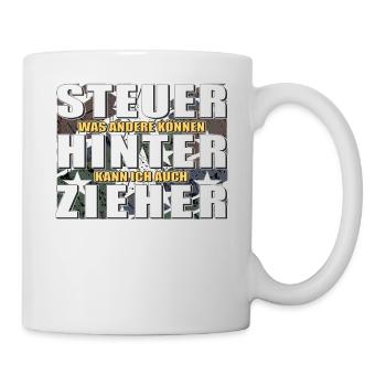 STEUERHINTERZIEHER - Tasse - Weiß - Rechts