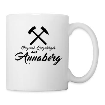 Original Erzgebirger aus Annaberg - Tasse - Weiß - Rechts