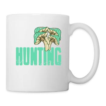 The Hunting Season Retro Mushroom Hunting Mycology - Mug - white - Right