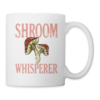 Shroom Whisperer Retro Mushroom Hunting Mycology - Mug blanc - blanc - Droite