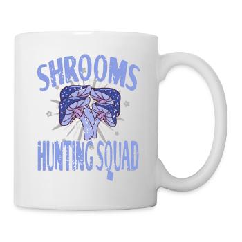 Escouade de chasse aux champignons rétro - Mug blanc - blanc - Droite
