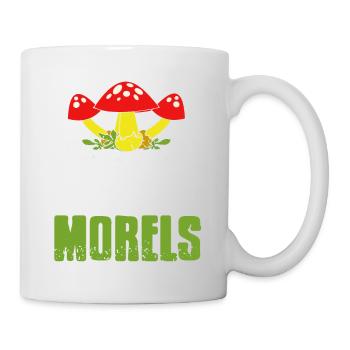 Yes I Know Where To Find Morels Mushroom Hunting - Mug - white - Right
