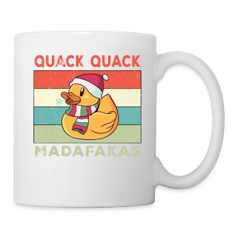 Drôle de canard Dictons Rubber Duck Quack Quack Ducks - Mug blanc - blanc - Droite