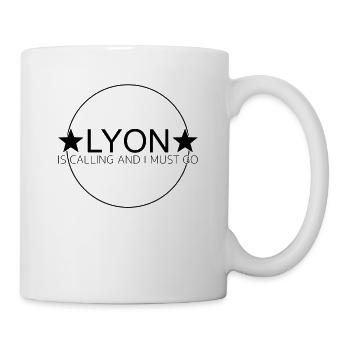 Lyon Spruch - Tasse - Weiß - Rechts