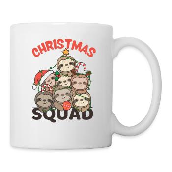 Sloth Christmas Tree Christmas Squad Sloths - Mug - white - Right