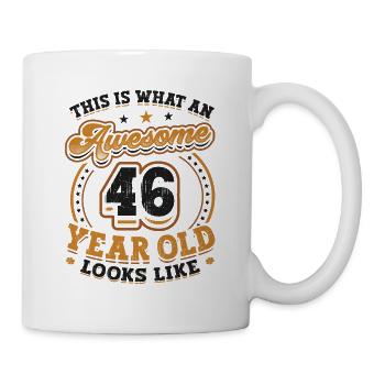 This is what a great 46-year-old looks like. - Mug - white - Right