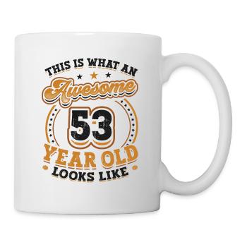 This is what a great 53-year-old looks like. - Mug - white - Right