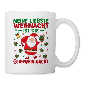 Soirée vin chaud de Noël avec Saint-Nicolas - Mug blanc - blanc - Droite