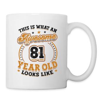 Voilà à quoi ressemble un grand homme de 81 ans. - Mug blanc - blanc - Droite