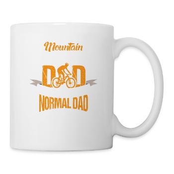 Mountain Biking Dad - Tasse - Weiß - Rechts