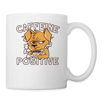 Ich Mag Morgenmenschen Keinen Koffeinpositiven - Tasse - Weiß - Rechts