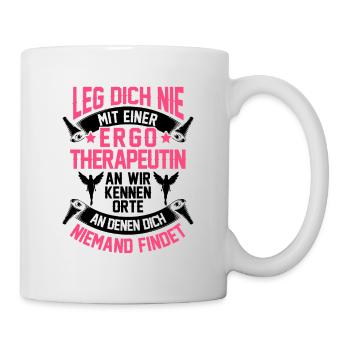 Ergotherapeutin kennen Orte Ergotherapie - Tasse - Weiß - Rechts