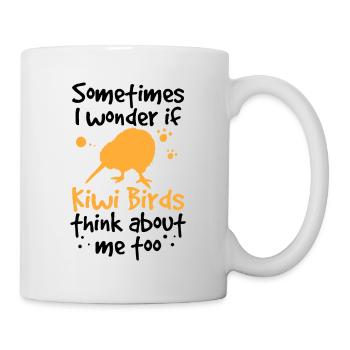 Kiwi oiseau pense à moi Kiwi de Nouvelle-Zélande - Mug blanc - blanc - Droite