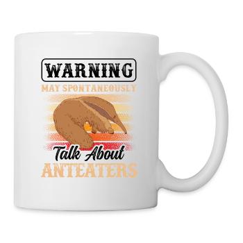 Anteater spontaneously talks little anteater - Mug - white - Right
