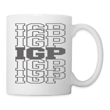 IGP Schriftzug - Tasse - Weiß - Rechts
