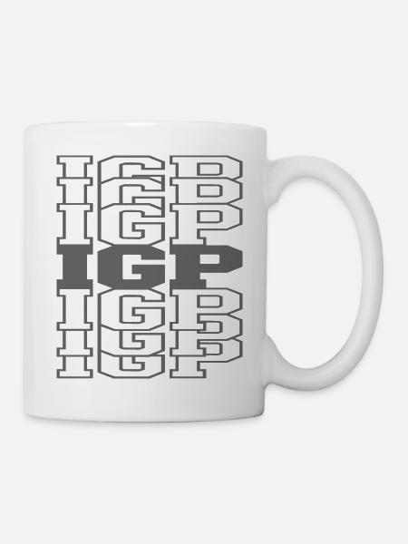 Lettrage IGP - Mug blanc - blanc